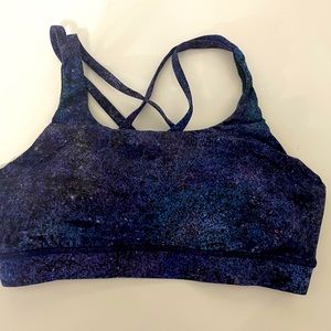 Lululemon energy sports bra in galaxy colour size 8